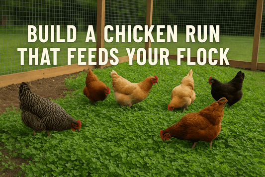 How to Build a Chicken Run That Feeds Your Chickens