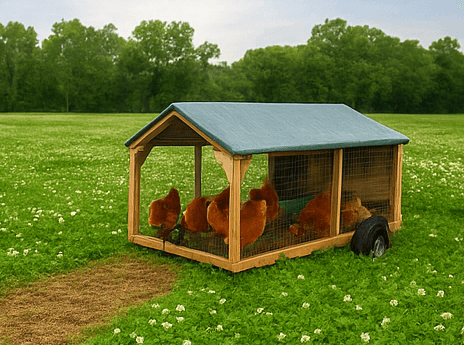 How Clover and Chicken Tractors Work Together for a Healthier, Happier Flock