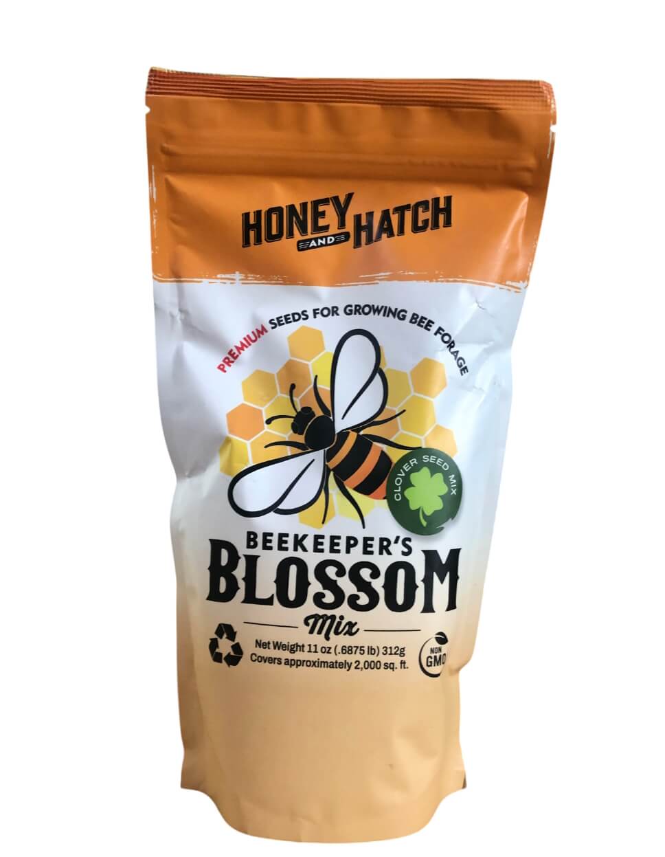 Beekeeper's Blossom Premium Clover Seed Mixture for Bee Nutrition and Hive Health