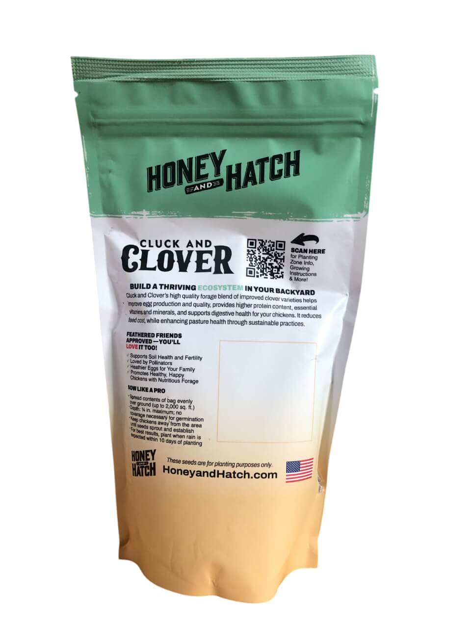 Cluck and Clover Premium Forage Seed Mixture for Feeding and Growing Chickens
