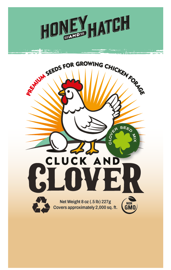 Cluck and Clover Premium Forage Seed Mixture for Feeding and Growing Chickens