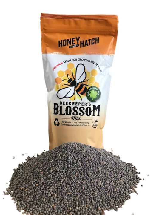 Beekeeper's Blossom Premium Clover Seed Mixture for Bee Nutrition and Hive Health